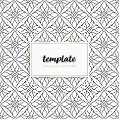 Background mandala seamless pattern vector