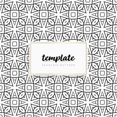 Background mandala seamless pattern vector