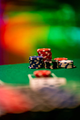 Casino Black Jack table