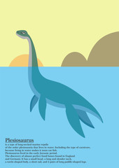 Poster of a short story about Plesiosaurus - Animal