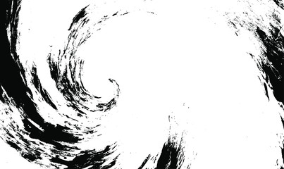 Vector brush sroke texture. Distressed uneven grunge background. Abstract distressed vector illustration. Overlay over any design to create interesting effect and depth. Black isolated on white. EPS10