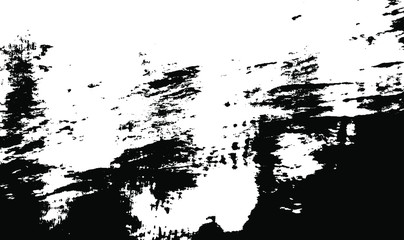 Rough black and white texture vector. Distressed overlay texture. Grunge background. Abstract textured effect. Vector Illustration. Black isolated on white background. EPS10.