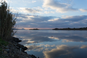 The Coghina river at Valledoria