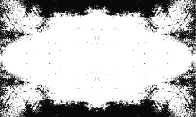 Scratched Frame. Grunge Urban Background Texture Vector. Dust Overlay. Distressed Grainy Grungy Framing Effect. Distressed Backdrop Vector Illustration. EPS 10.