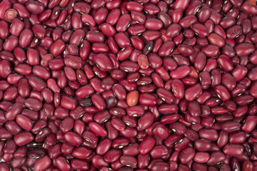 Red bean background. Texture, macro