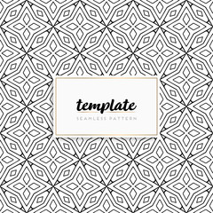 Background mandala seamless pattern vector