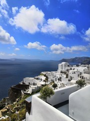 Naklejka premium Santorini