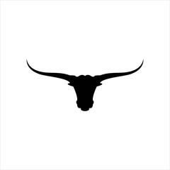 bull vector logo graphic modern abstract