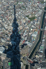 Fototapeta premium 東京スカイツリーの影