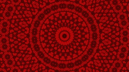 Kaleidoscope red circle stock video - Powered by Adobe