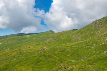 View at Seceda in Val gardena, Italy