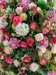 Lovely multifloral background