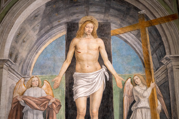 Painting in Sant'Ambrogio church (Milan)
