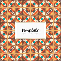 Background mandala seamless pattern vector