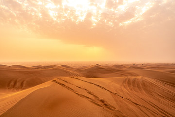 Fototapeta na wymiar Desert Dubai, United Arab Emirates, UAE