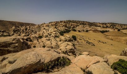 Fototapeta na wymiar Dana Reserve, Jordan Tourist Destination 
