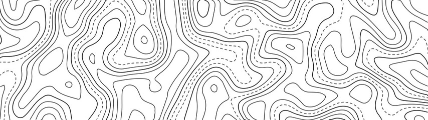 Topographic map lines background. Abstract vector illustration.