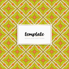 Background mandala seamless pattern vector