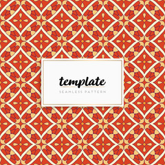 Background mandala seamless pattern vector