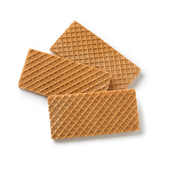 Traditional dutch cookie called wafeltje, waffle