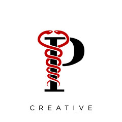 p logo design vector icon design