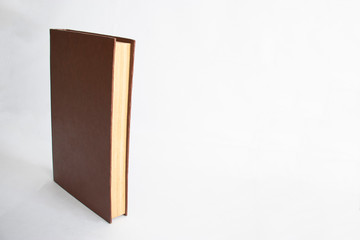old book on white background