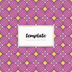 Background mandala seamless pattern vector