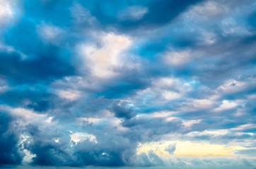 Obraz premium Cloudy sky background