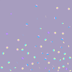 Rainbow Flying Confetti Backdrop. Dust Background. Shine Decoration Pattern. Color Effect Card.