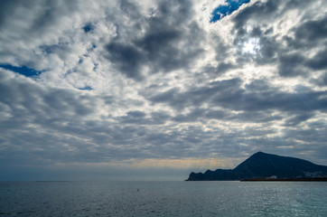 Fototapeta na wymiar Seascape in Altea, Spain