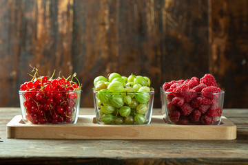 ripe berries on the table