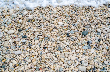 Beach stones background