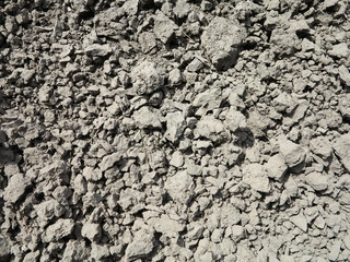 black soil plowed on the field