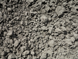 black soil plowed on the field