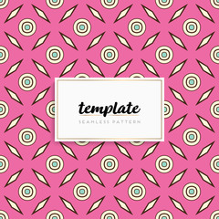 Background mandala seamless pattern vector