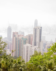 Fototapeta premium View Victoria peak highest can see view of the victoria Habour