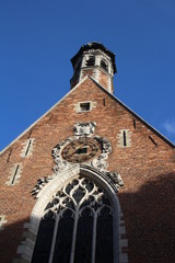 tower of the church with blue sky