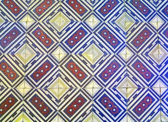 retro tile on earth for background  