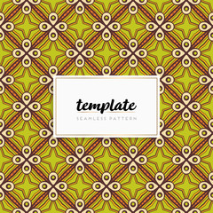 Background mandala seamless pattern vector