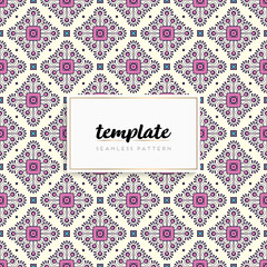 Background mandala seamless pattern vector