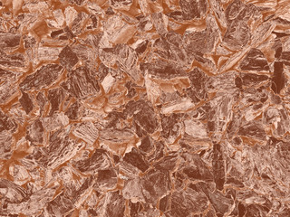 chopped bark of tree scattered for background 