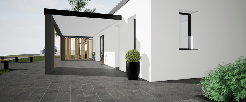 vue 3d cabinet m&eacute;dical 03