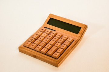 calculator on white background