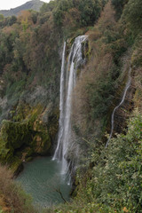 Marble waterfall near Terni in Umbria, Italy