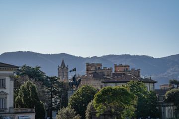 Fototapeta na wymiar A view of Lucca Italy
