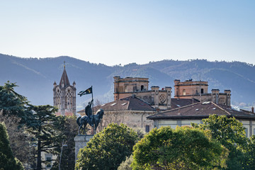 Fototapeta premium A view of Lucca Italy