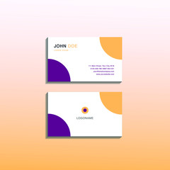 Modern and Simple Business Card Template Design