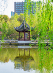 Landscape of Guyi garden in Shanghai, China
