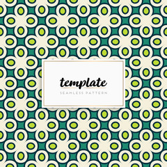 Background mandala seamless pattern vector