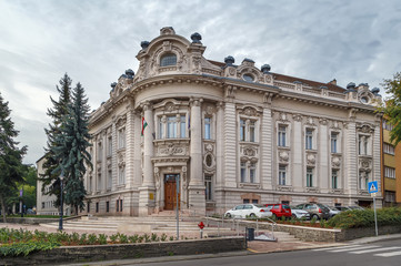Fototapeta na wymiar Building of Hungarian State Treasury, Eger